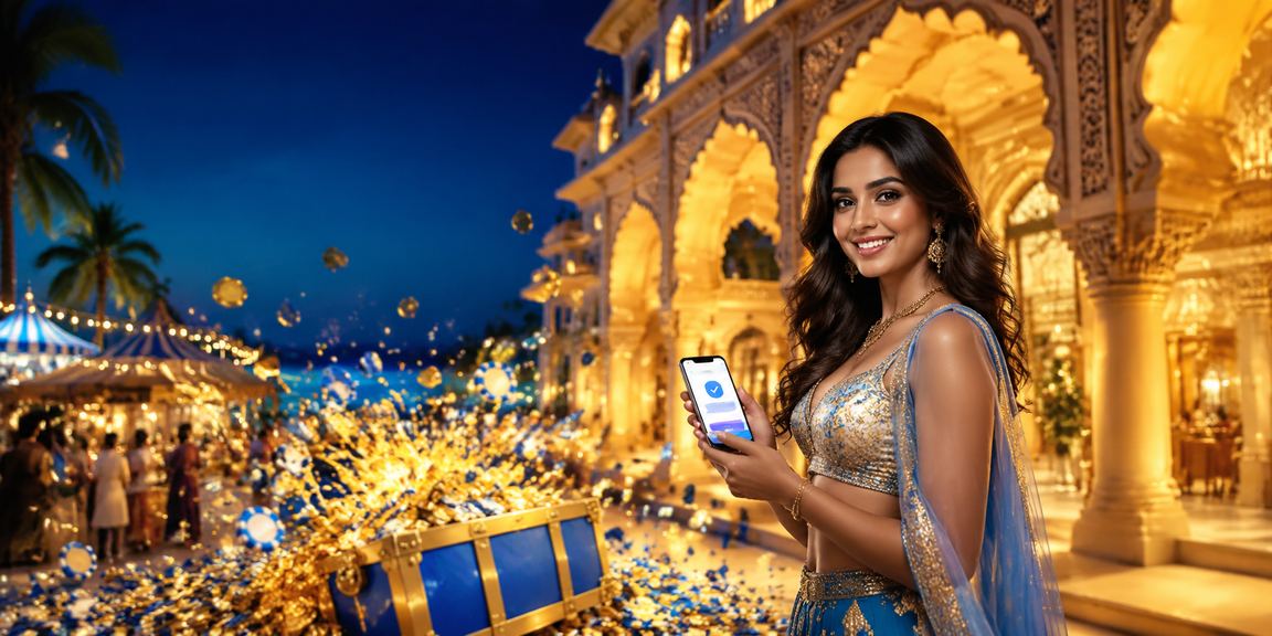 Young Indian man using mobile phone for online betting payments