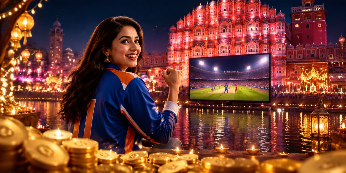 Diwali festival celebration with betting promotions in Jaipur